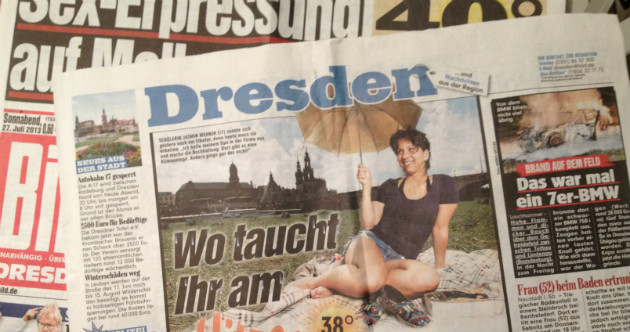 Wird demnächst in Leipzig erstellt: der Dresdner Lokal-Teil der "BILD"