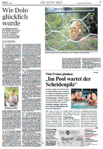 "Sächsische Zeitung", Seite 3, 4.8.2014