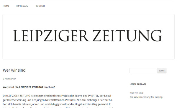 Screenshot von leipzigerzeitung.net. 