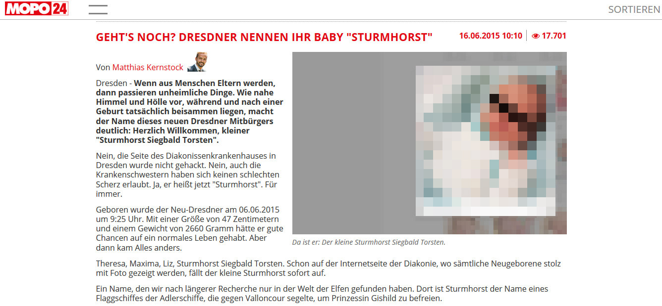 Screenshot von mopo24.de - Verpixelung nachträglich eingefügt. 