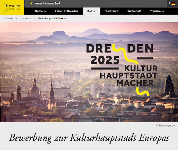 Bewerbung Um Kulturhauptstadt Dresden Hofft Auf Seine Bürger