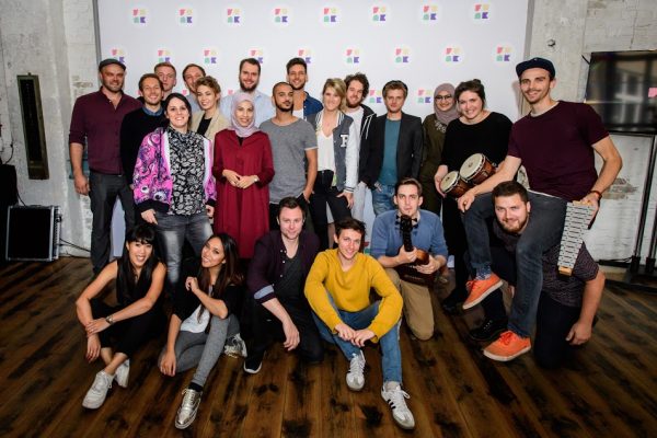 Teile des Funk-Teams bei der Pressekonferenz am 29.09.2016; Foto: Stefan Hoederath/funk